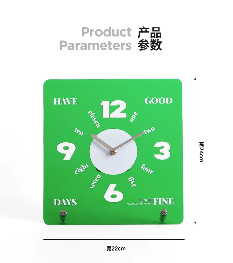 Zml modern minimalist living room bedroom creative clock home entrance decoration wine cabinet desktop ornament