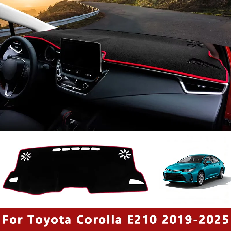 

Car Dashboard Sun Shade Covers Non-slip Mat Accessories For Toyota Corolla E210 210 2019 2020 2021 2022 2023 2024 2025 Hybrid