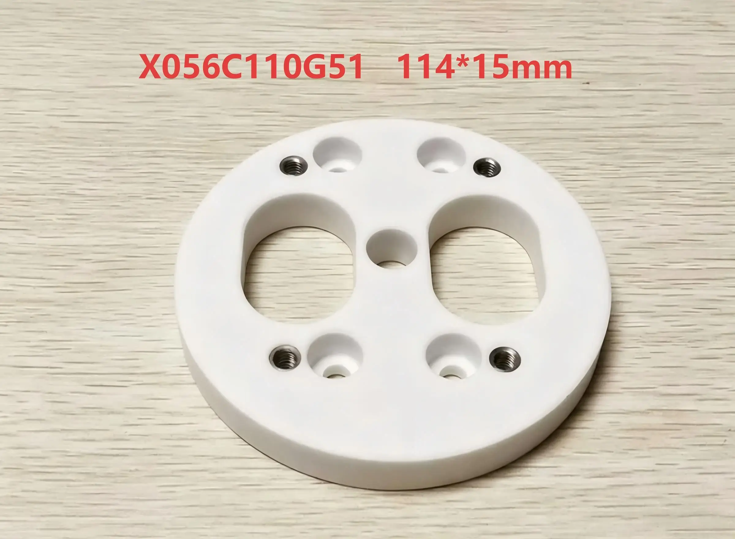 X056C273G51,X056C110G51,M307,M308,Lower Ceramic Isolator Plate,114*15mm,114*20mm, apply for Low Speed Wire Cut Machine,1pcs