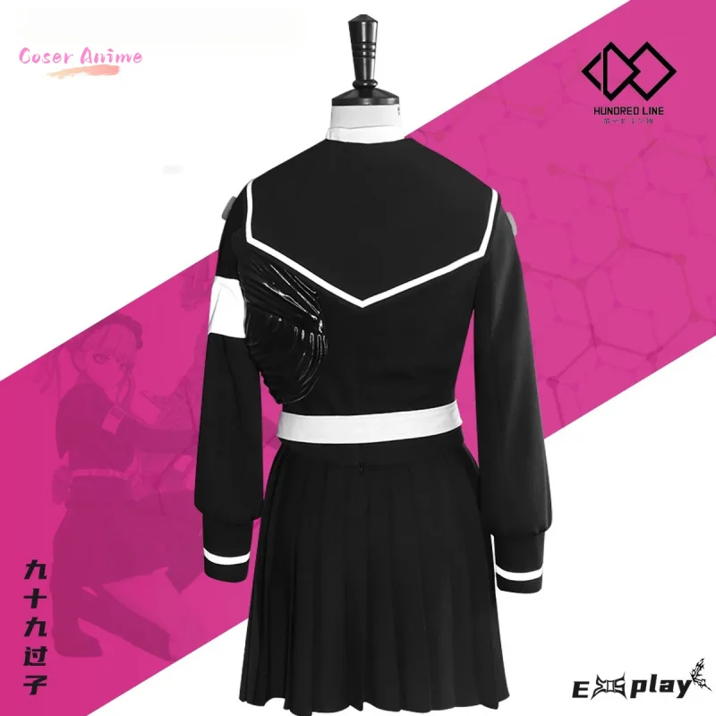 Juego HUNDRED LINE Aotsuki Eito Cosplay disfraz uniforme fiesta de Halloween para mujeres hombres accesorios de Carnaval