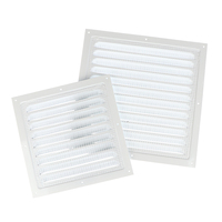 New 1Pc 100-250mm Aluminum Alloy Air Vent Grille Air System Net Cover Screen Exhaust Outlet Square Heating Cooling Vents Plate