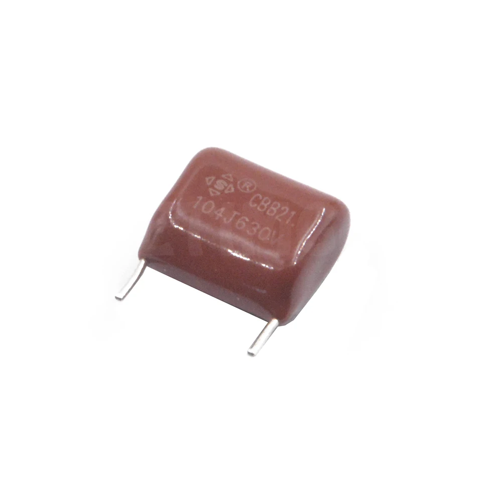 10PCS/LOT CBB Capacitor 104J630V 0.1UF 100NF 104J 630V P10 Polypropylene Film Capacitor CBB21 CBB22 630V104J