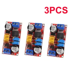 3pcs 5A DC-DC Adjustable Buck Converter XL4015 4-38V to 1.25-36V Step Down Power Supply Voltage Regulator Power Module