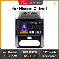 Junsun V1pro AI Voice 2 din Android Auto Radio For Nissan x trail t31 2008-2012 Carplay 4G Car Multimedia GPS 2din autoradio