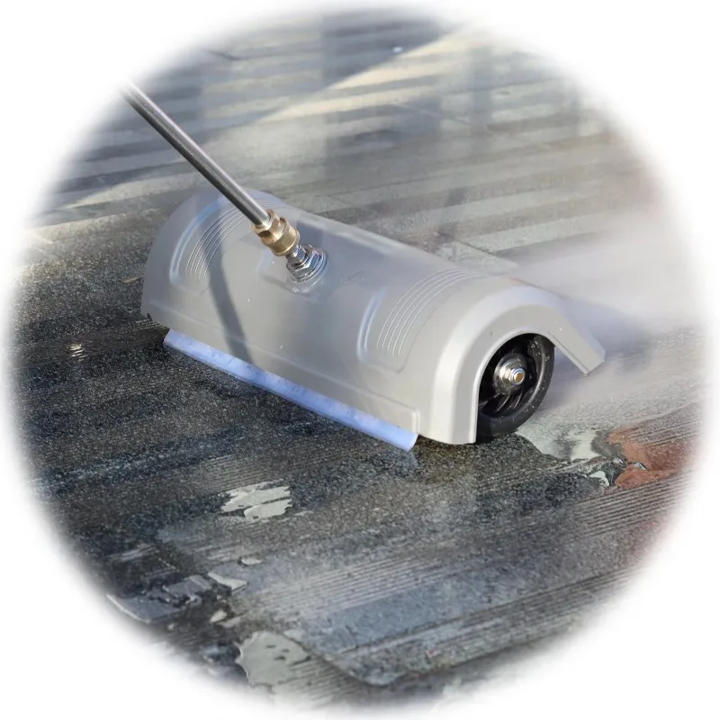 

Pressure washer, water broom surface washer, outdoor cleaning equipment, driveway cleaning, use washer