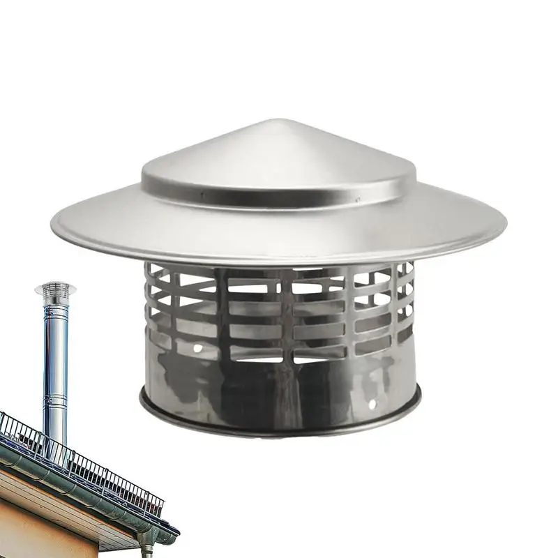 

Fireplace Chimney Caps Fireplace Roof Cover Stainless Stee Home Supplies For Roof Rain And Bird Proof Fits Chimneys Of All Sizes