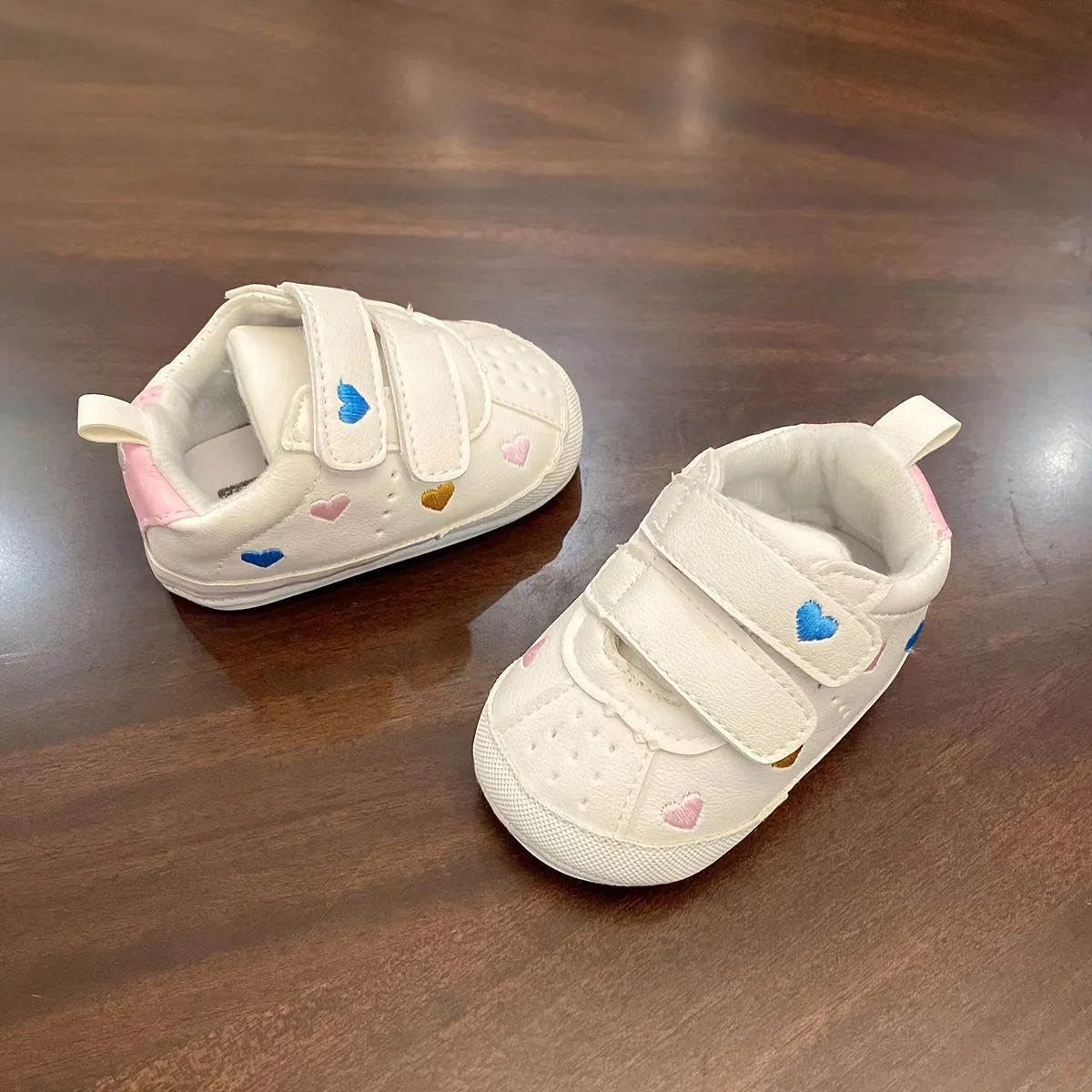 Sapatos sola macia casual para bebê infantil, sapatos bonitos de berço, tênis Prewalker, sapatos de caminhada para criança, primeiro caminhante, 0-18 meses