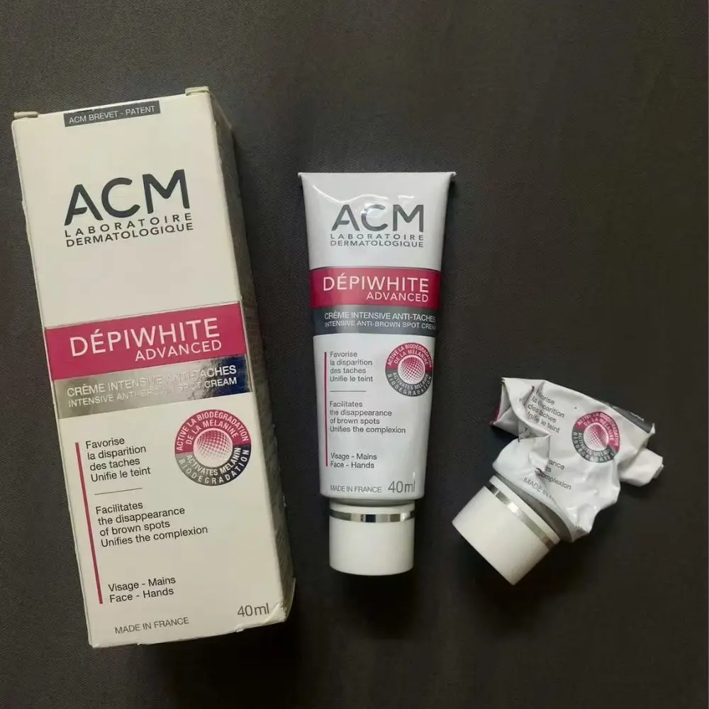 Crema Reparadora Facial ACM para Piel Opaca, Crema Facial Exfoliante y Limpiadora, Esencia Hidratante e Iluminadora, Anti-Manchas Oscuras, Cuidado de la Piel Facial