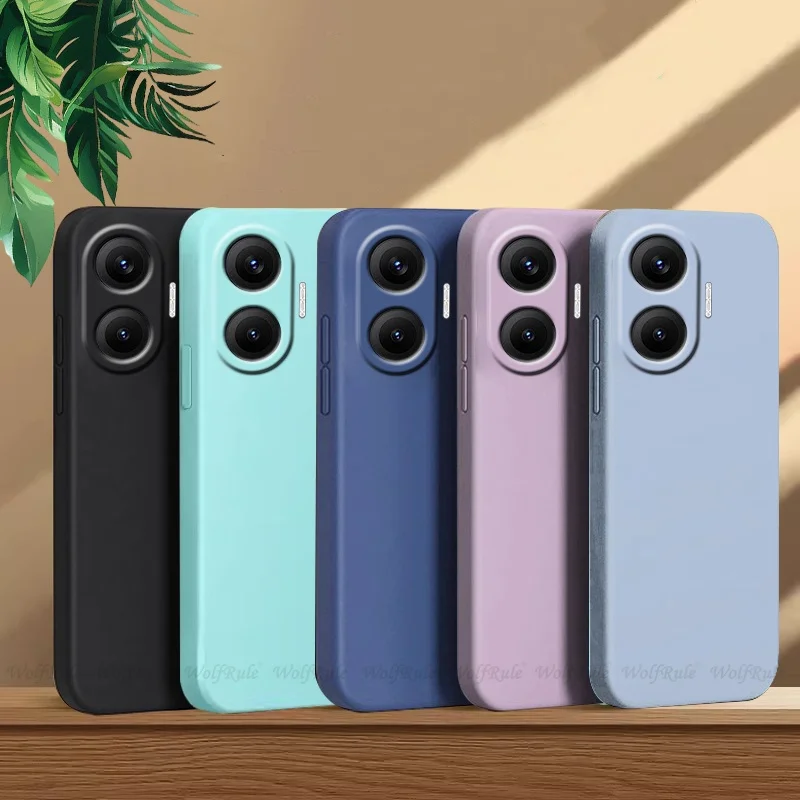 لغطاء حافظة Xiaomi Redmi Turbo 4 Pro Redmi Turbo 4 Pro Capas الأصلية من السيليكون السائل الخلفي من مادة البولي يوريثان الناعمة Fundas Redmi Turbo 4 Pro