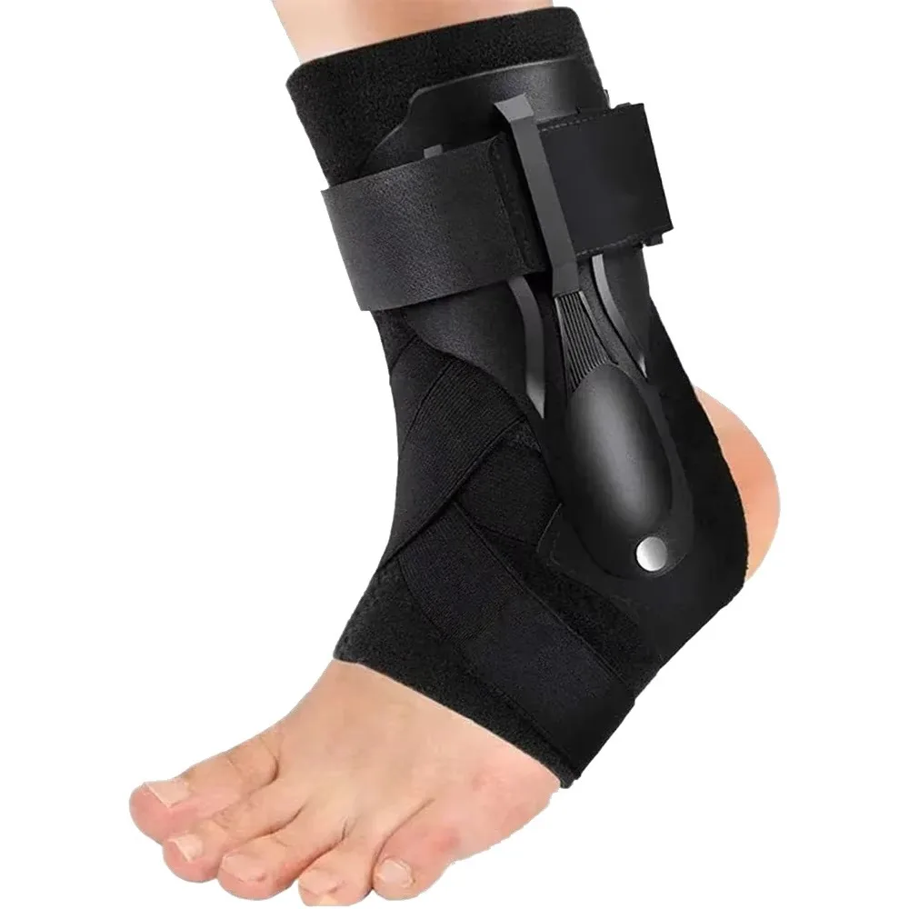 1pc New Quick Lace Up Ankle Brace Lightweight Slim Fit Ankle Support Wrap Adjustable Foot Care Tool for Sprained Ankle
