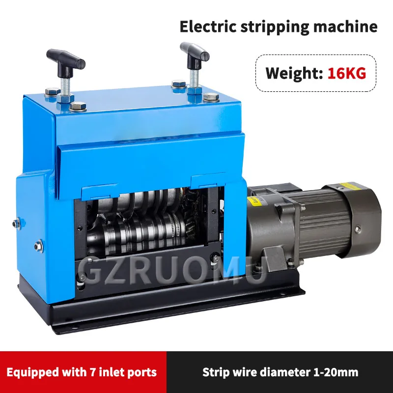 1-20MM Electric Wire Stripping Machine 60W Cable Stripper Household Scrap Copper Wire High Speed Peeler Metal Recovery Tool 220V