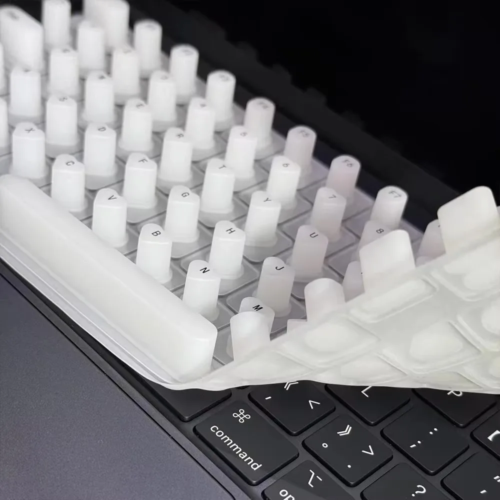 Film De Clavier Ultra-Fin Pour Ongles Longs - Protection TPU Compatible MacBook Pro 13/14/16 & Air 13/15 2022-2024