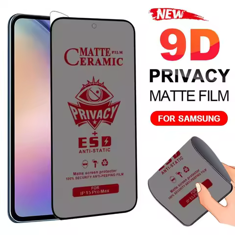 Matte Ceramic Film For Samsung S25 Ultra S24 S23 S22 Plus S21 FE A35 A34 A33 A32 A55 5G A54 A53 A52 A15 Privacy Screen Protector