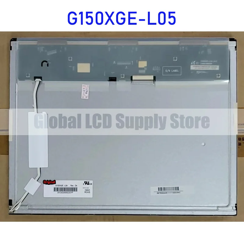 G150XGE-L05 15.0 Inch LCD Display Screen Panel Original for Innolux 20 Pins Brand New