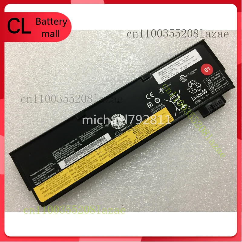 

Новый оригинальный аккумулятор 01AV422 для Lenovo ThinkPad T470 T570 SB10K97579 24 Втч 61
