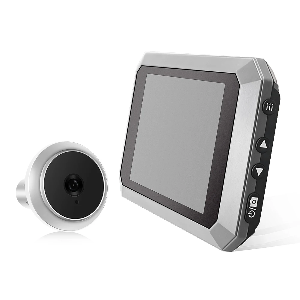 Digital Eye Electronic Viewfinder Photo Recording Video Digital Door Viewer 3.97in LCD Screen Door Peephole Camera 1400mAh