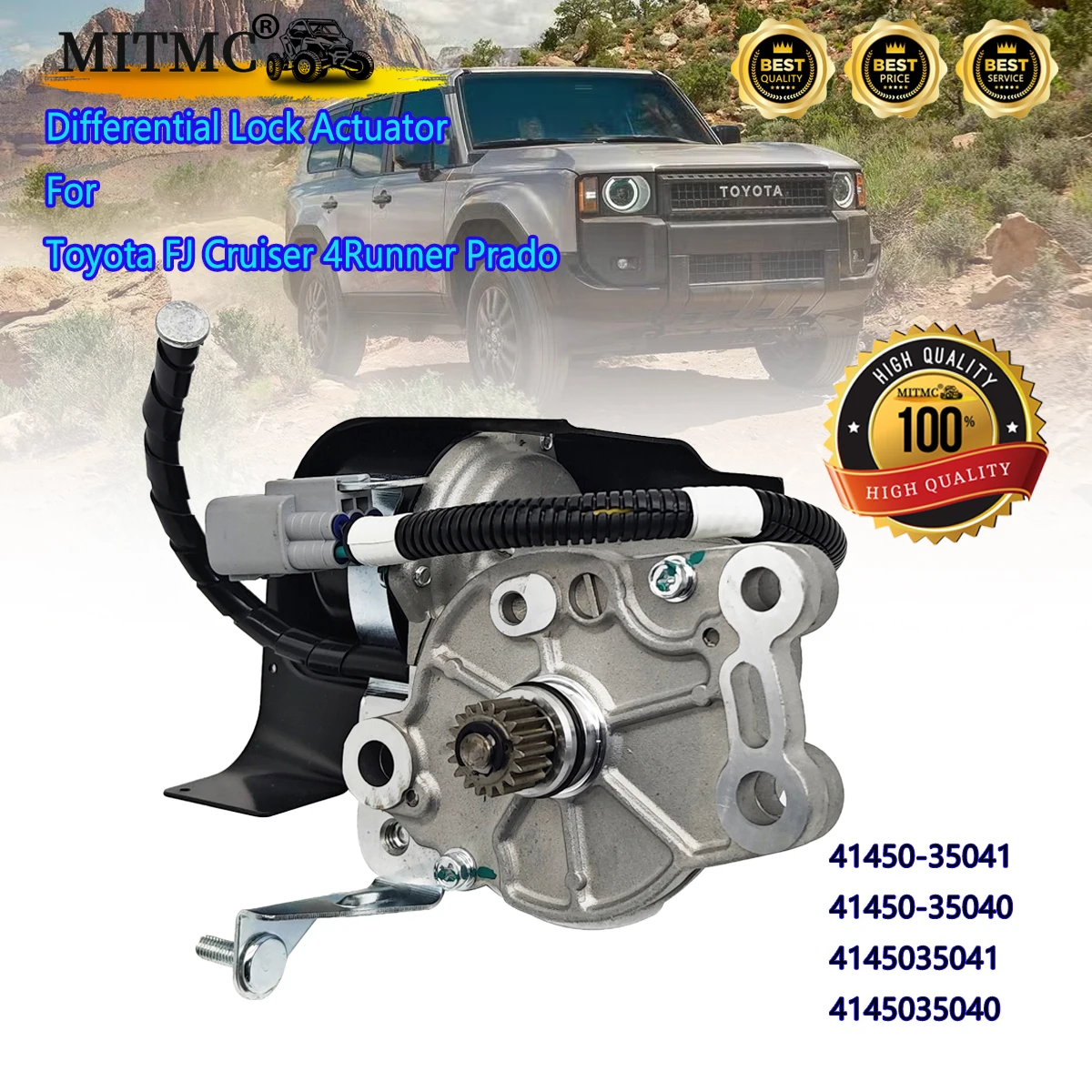 Differential Lock Actuator For Toyota FJ Cruiser 4Runner Prado 41450-35041 41450-35040 4145035041 4145035040