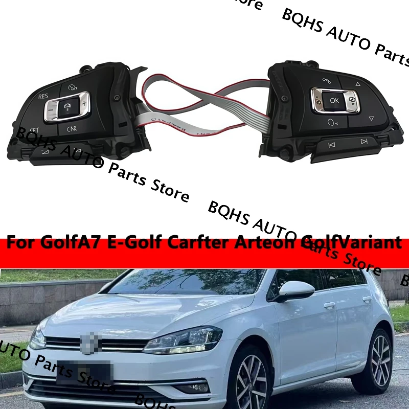 

OEM 5G0 959 442K 5G0 959 442R With ACC Steering Wheel Buttons For GolfA7 E-Golf Carfter Arteon GolfVariant