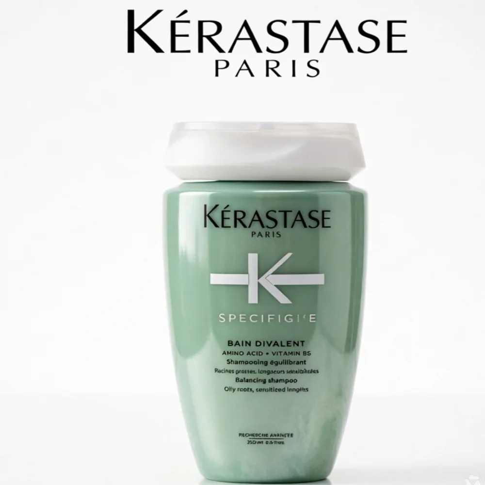 Kerastase Specifique Bain Divalent Balancing Shampoo (Oily Root, Sensitised Length) 250ml, Original Shampoo, Hair Care Treatment
