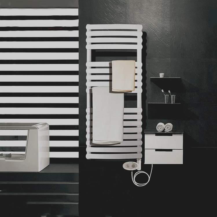 

High Quality Easy to Use White Electric Single Towel Heater for Hotel Bathroom Towel Warmer