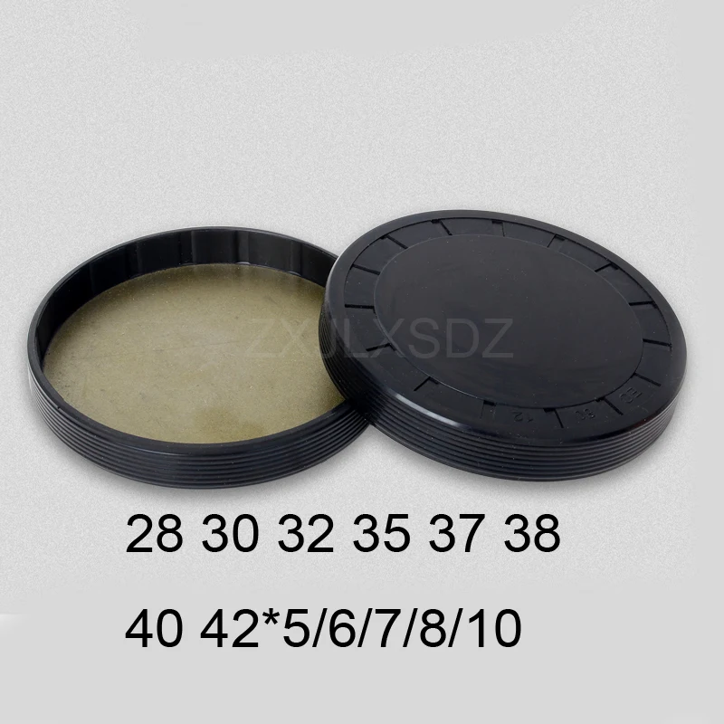 10 PCS EC VK NBR Rubber Gasket Skeleton Oil Seal Plug End Cap Oil Cap OD 28 30 32 35 37 38 40 42 45 47 50mm x 5/6/7/8/10mm