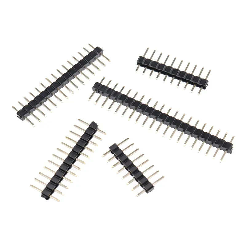 

1000pcs 2.0mm Spacing 8.7mm Length Single Row/ Double Row Male 0.8U Gold Plating Flat Pin Header Connector