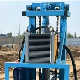 

Customized Home & Farm Water Well Drilling Rig High-Mobility Wheel 22-35HP Diesel 200m Hydraulic Drilling Machine