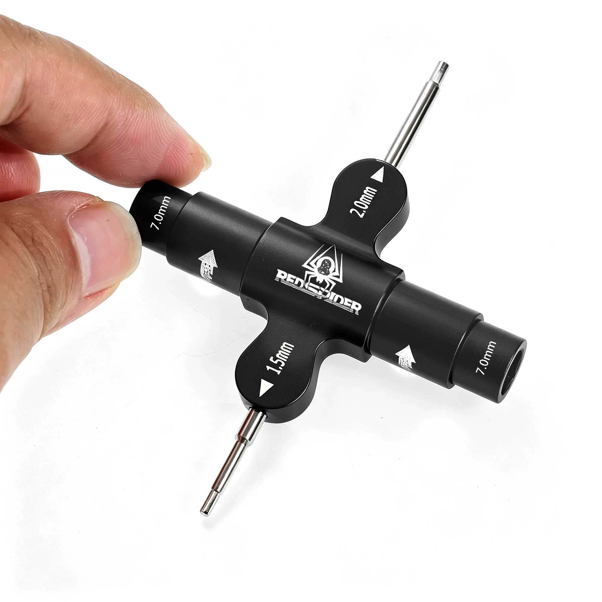 M3 M5 Ratschenschlüssel Schraubenmutter 1,5 2,0mm Sechskant-Schraubendreher Schnellverschluss Propeller Motor Prop Werkzeug für RC Quadcopter FPV Drohne