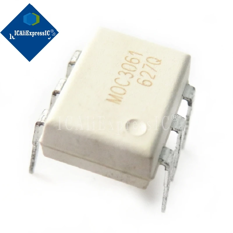 10pcs/lot MOC3061 M0C3061 DIP-6 Optoisolator - Triac new original In Stock