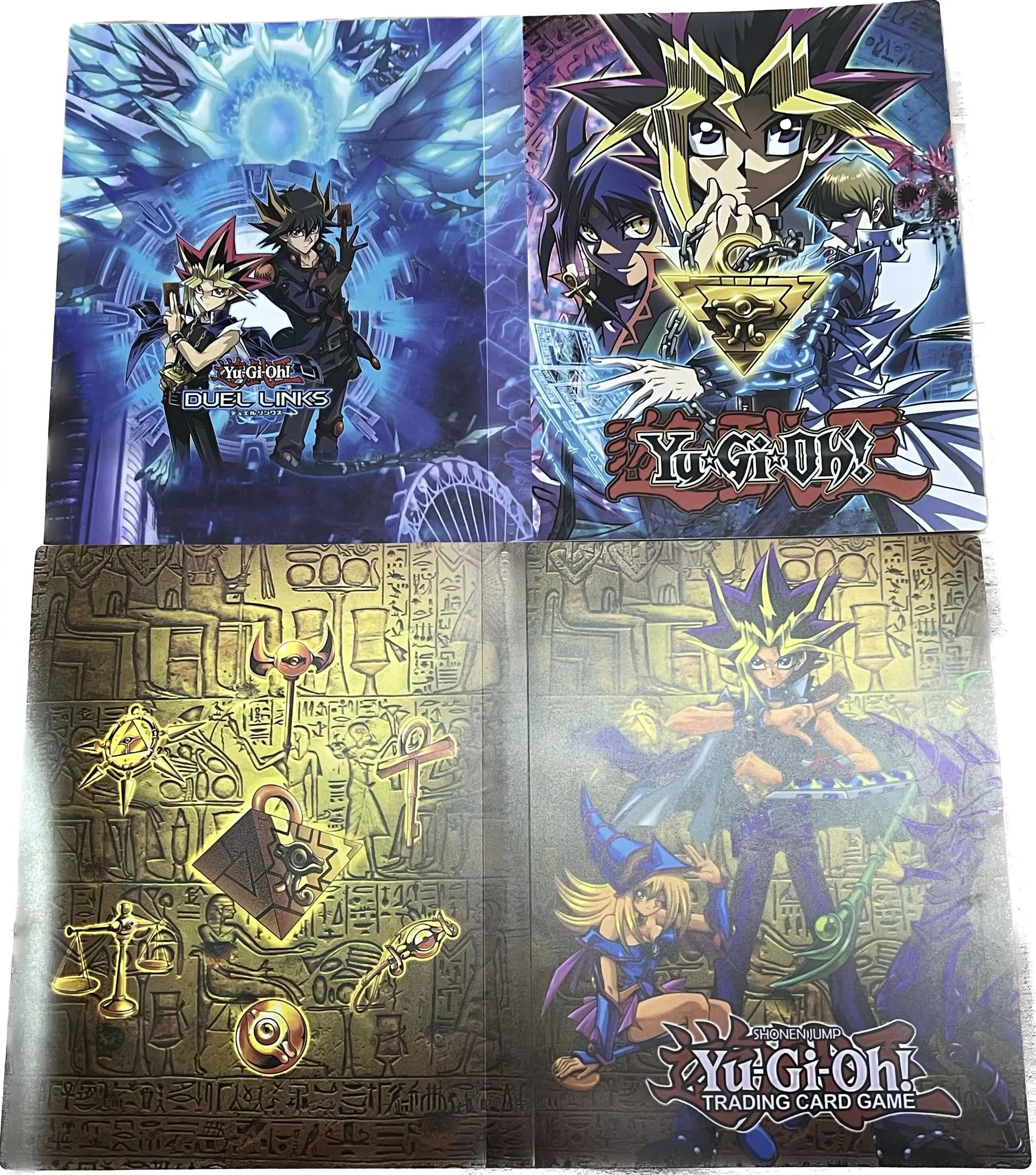 4 Pocket Yugioh Album 160 Card Holder Book Cartoon Anime Yu Gi Oh Playing Game Map Collectors Notebook Loaded Binder Folder Toys