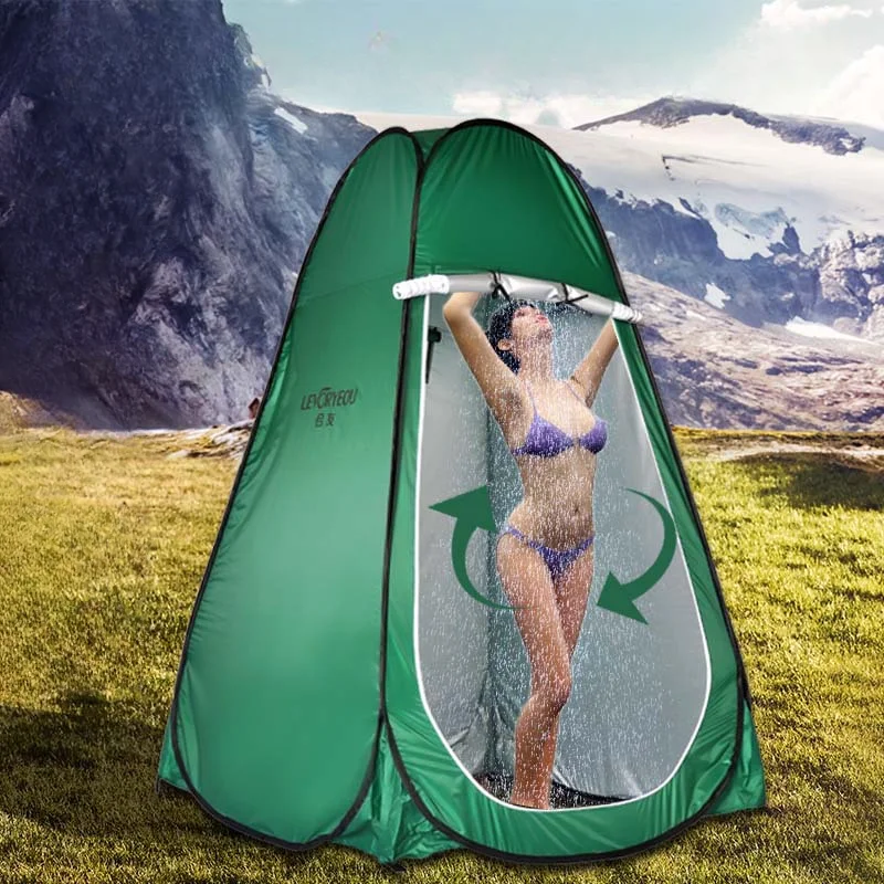 

Fully Automatic Pop Up Quick Opening Portable Shower Tent Changing Room Outside Camping Toilet Mobile Fishing Multifuction