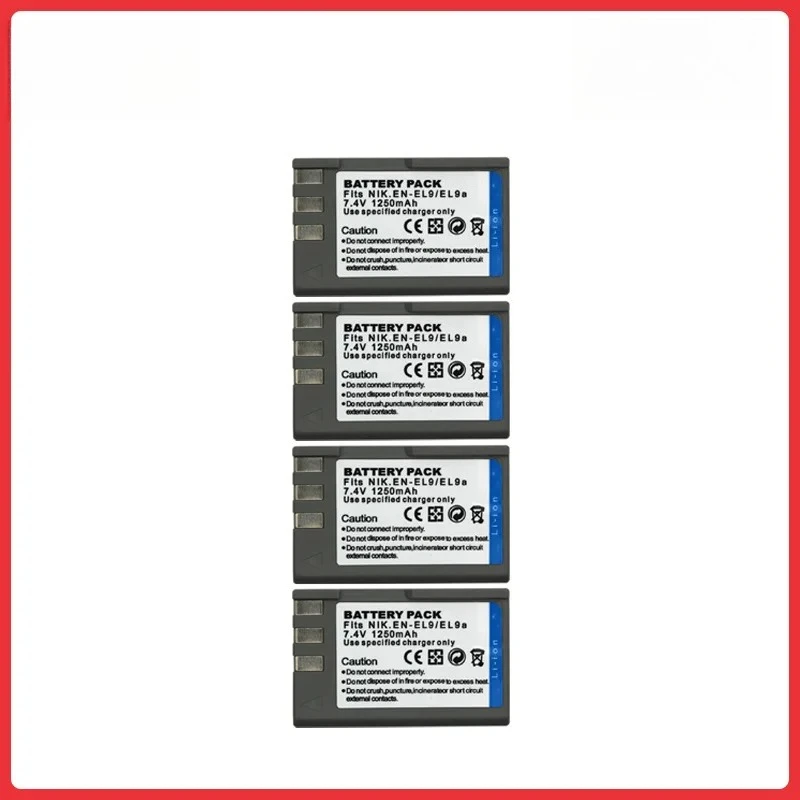 EN-EL9 EN EL9 EN-EL9a EN EL9a Camera Battery For Nikon EN-EL9a D40 D60 D40X D5000 D300 L15 Batterie 1250mAh en-el9