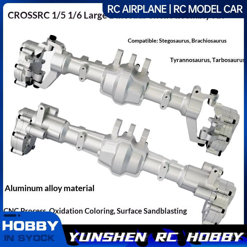 Crossrc Emoxx Xxl Emoxx2 Xxl2 Metal Front And Rear Axle Assembly Aluminum Alloy 6061 Shell Assembly