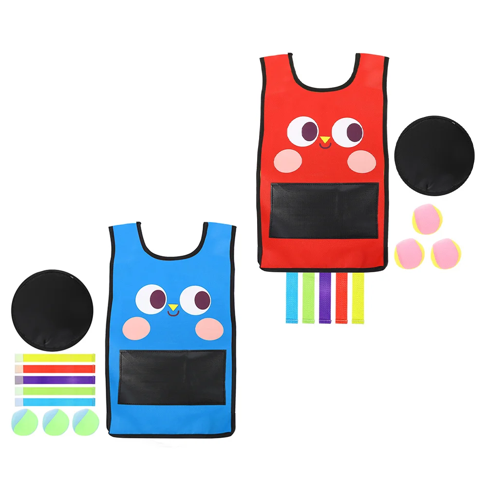 

2 комплекта игровых жилетов для активного отдыха на природе, для общения родителей и детей, не вредят коже, очень удобные, прочные, жилеты для игры в липкие шарики