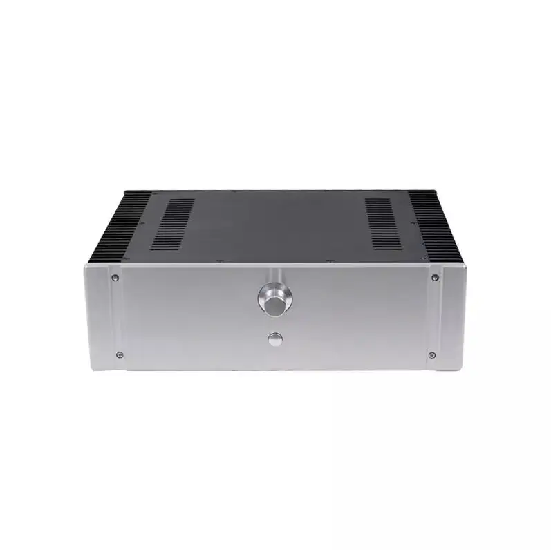 NEW4313L class A Full Aluminum amplifier Enclosure chassis box with heatsink430*130*361mm