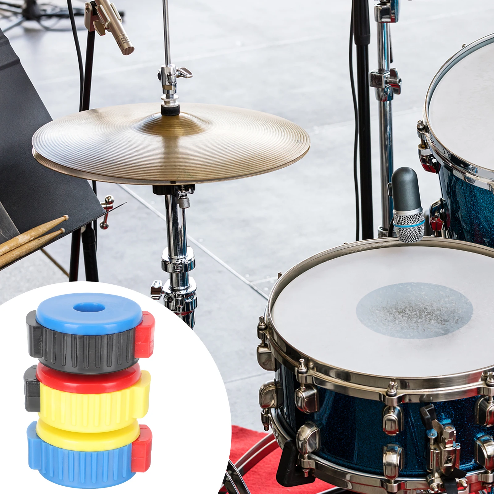 

5 Pcs Quick Release Nuts Durable Cymbal Attachments Plastic Drum Replacement Fixing Assembly Parts Easy Install Removal