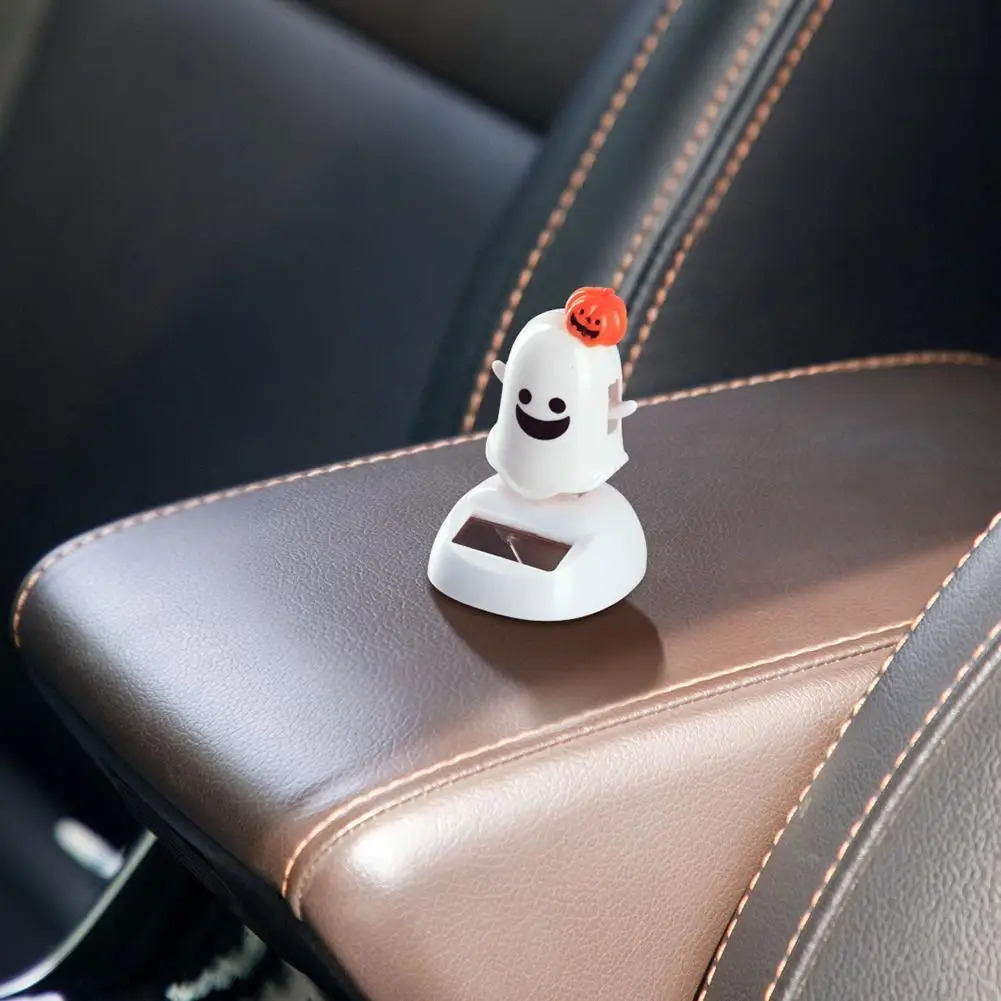ของตกแต่งรถยนต์ตุ๊กตาหัวสั่นพลังงานแสงอาทิตย์ ดีไซน์สร้างสรรค์ สำหรับฮาโลวีน ปี 2025 สินค้าขายดี ของขวัญสำหรับเด็ก