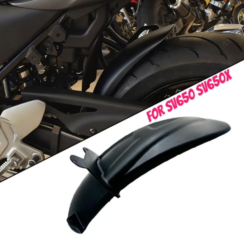 Motorcycle Rear Mudguard for Suzuki SV650X SV650 2018-2025 Motorcycle Black Rear Mudguard Modify Accessories Suzuki 2024 2025
