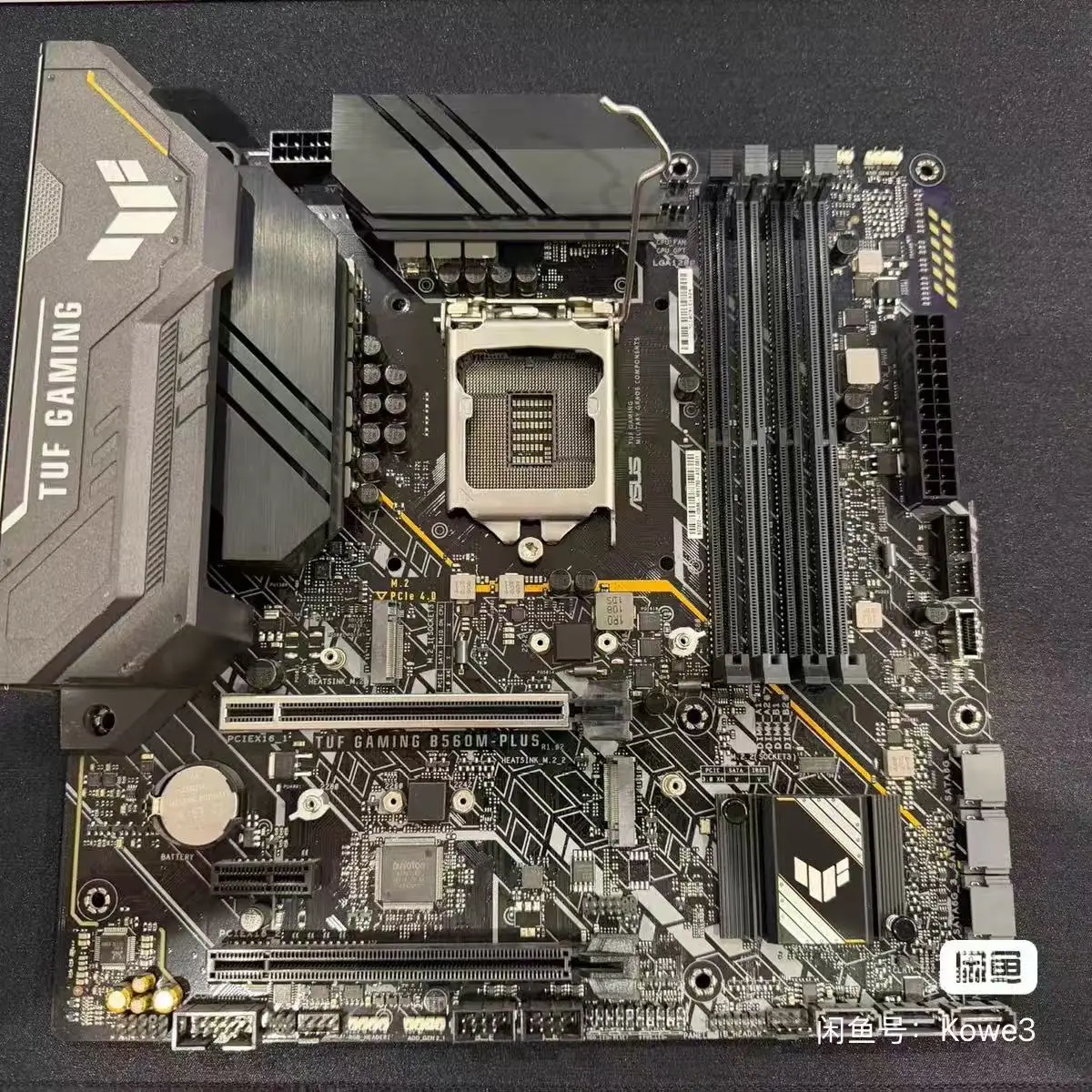 ASUS TUF GAMING B450M-PLUS motherboard LGA 1200 interface, supports 10/11th generation Intel CPU, DDR4 quad slot, dual M.2