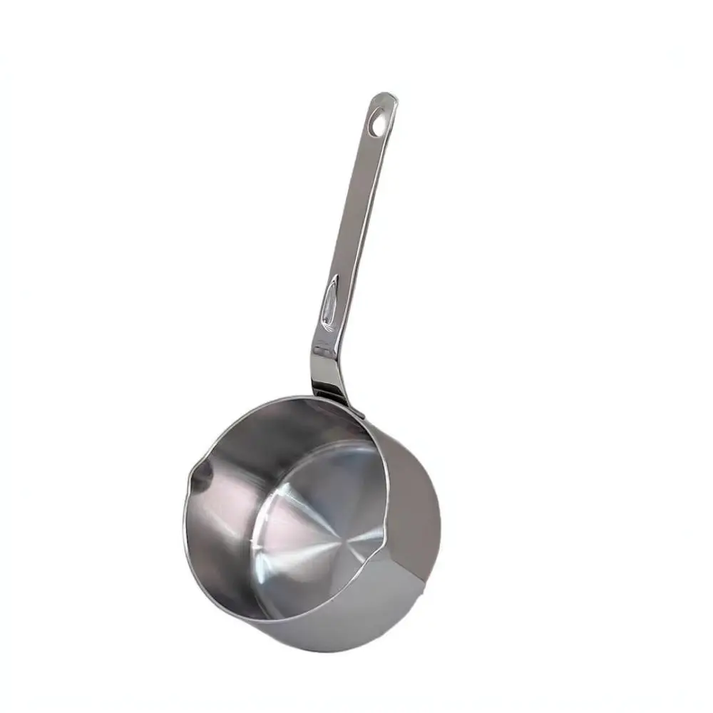 Small 304 Stainless Steel Milk Pot Non Uncoated Baby Food Supplement Saucepan Kitchen Cooking Helper For Home