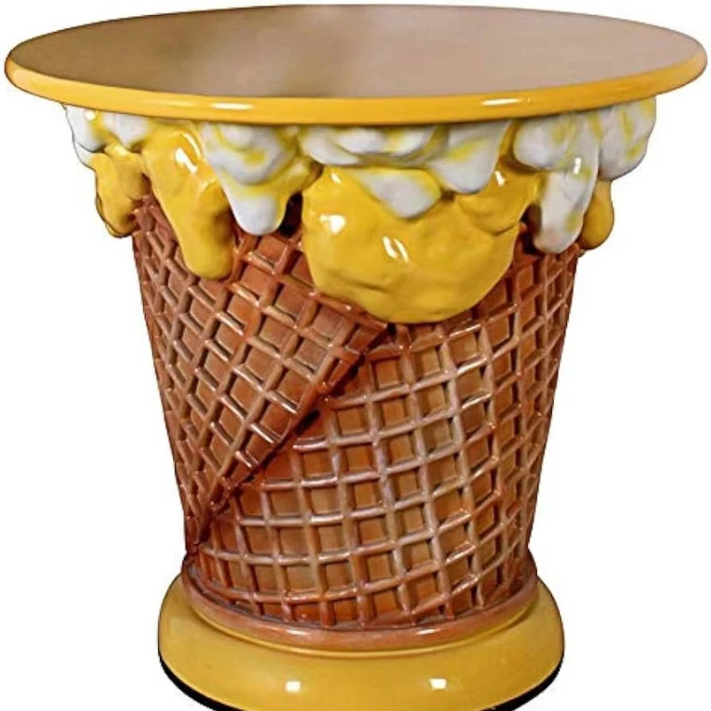 

Shop Furniture Resin Ice Cream Sculpture Fiberglass Ice Cream Chair Sculpture For Sale