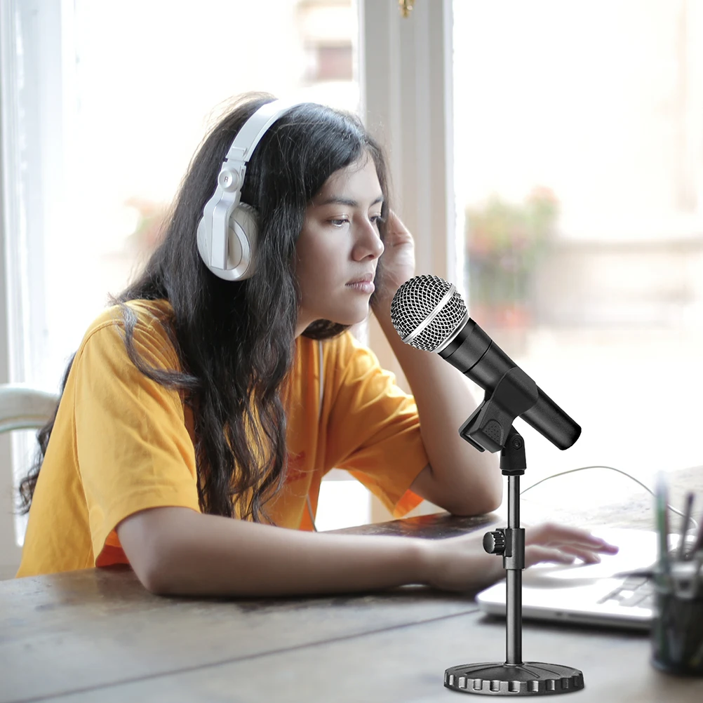 

6pcs Microphone Clip Holder Mic Clamp For Dynamic Vocal Wireless Microphones Stand Accessory