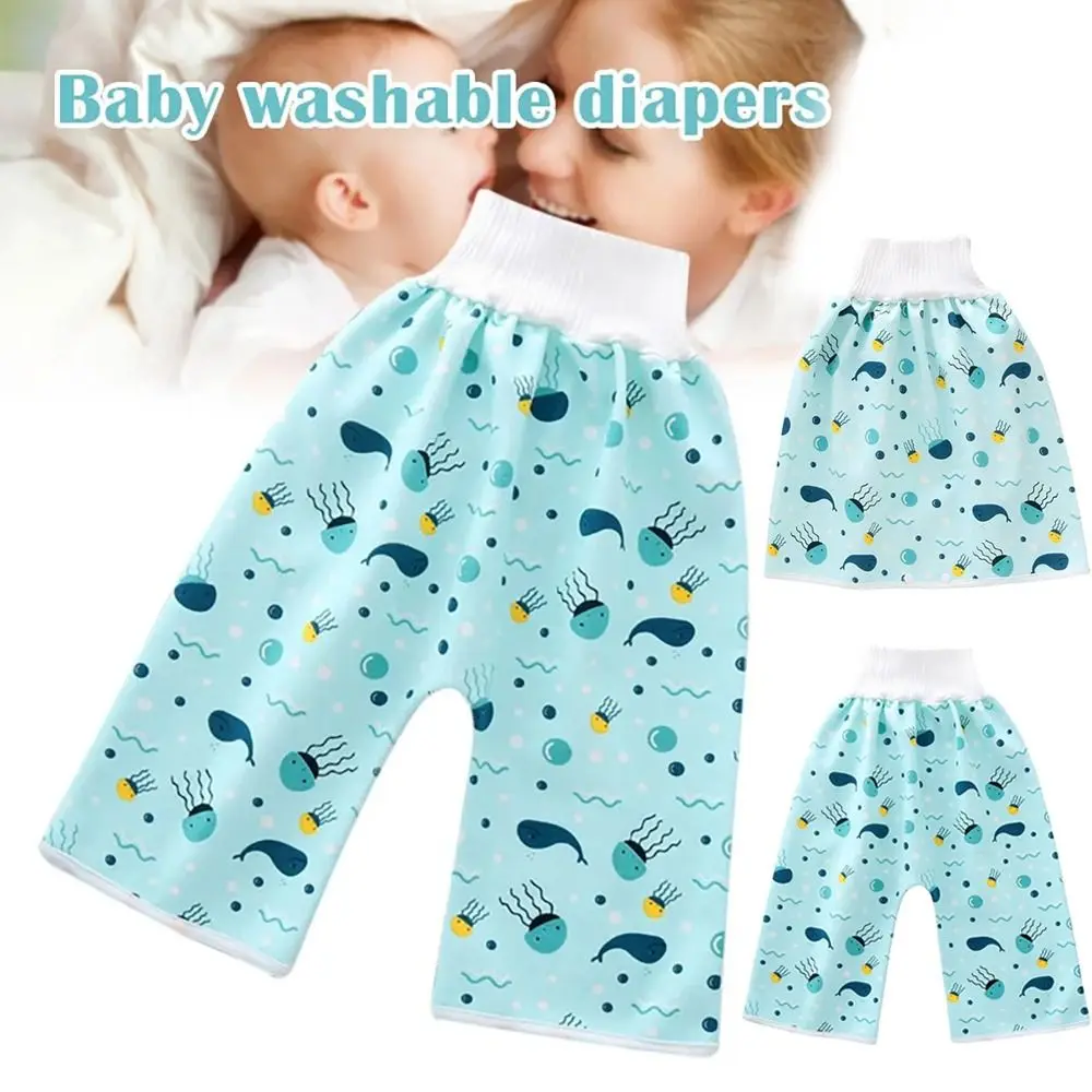 Waterproof Workout Skirts/Pants Fashion Cotton Leak Proof Urine Training Pants Infant Spill-proof A-line Skirt Children