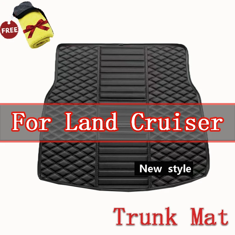 

Кожаные коврики для багажника автомобиля Land Cruiser 200, 2017, 2018, противогрязный цвет, подкладка для груза, защитные аксессуары, коврики