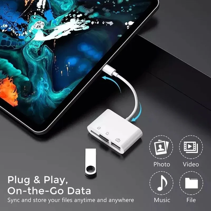 Adapter TF  SD Memory Card Reader USB C OTG Writer Compact Flash USB-C for IPad Pro Huawei Macbook Samsung Xiaomi Cardreader