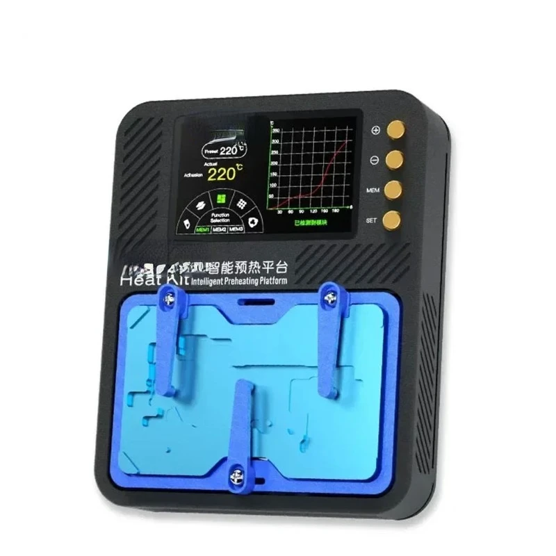 Mechanic Heat Kit Intelligent Heating Separator for IPhone X-14PM Motherboard Layer Face ID Repair Tin Template Welding Station