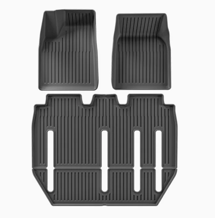 All Weather TPE Floor Mats For Tesla Model X 2022+ Odorless Anti-Slip Floor Liners Car Interior Guard Accessories