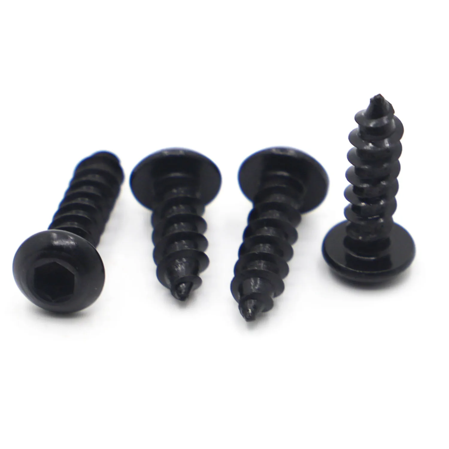 M3 M4 M5 M6 Hexagon Socket Round Button Head Hex Self-tapping Screw 8.8 High Strength Carbon Steel