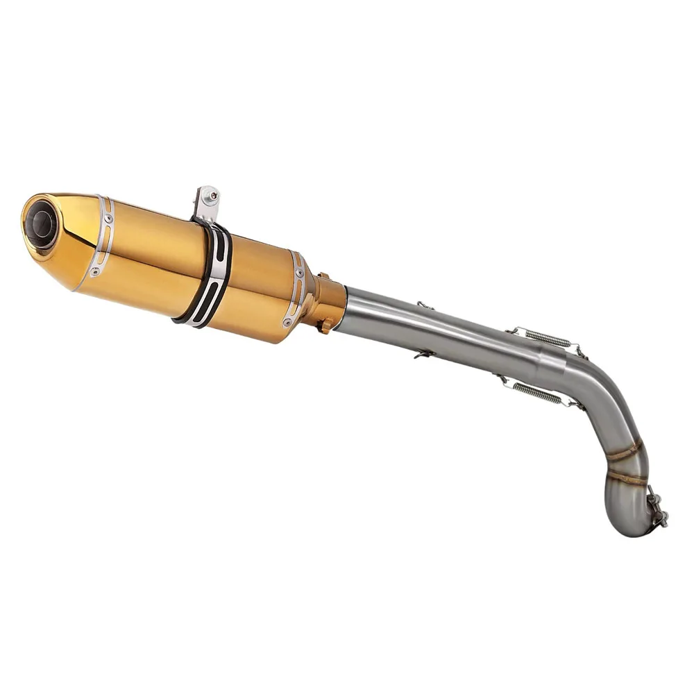 For Yamaha Tenere 700 2019 to 2025 2026 T7 T700 XTZ 690 700 Escape Slip-on Motorcycle High Position Exhaust Muffler Pipe Gold