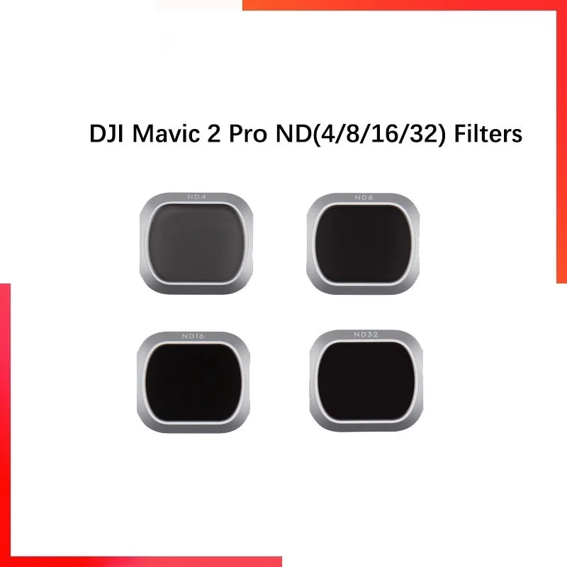 Top Original For DJI Mavic 2 Pro ND Filters Set ND4 ND8 ND16 ND32 Filters Compatibility Mavic 2 Pro Series original brand new